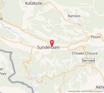 Map of Loharakot, Kashmir