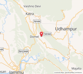 Map of Loharan Laihr, Kashmir