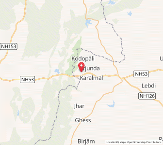 Map of Loharchatti, Chhattisgarh