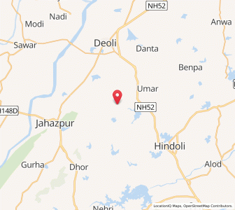 Map of Lohari, Rajasthan