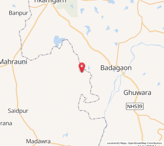 Map of Loharra, Uttar Pradesh
