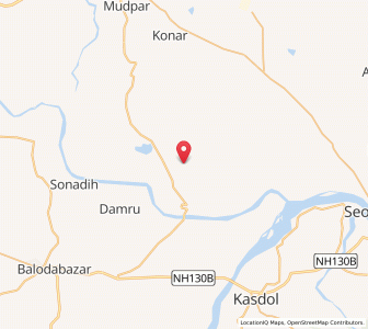 Map of Loharsi, Chhattisgarh