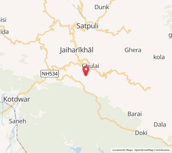 Map of Lohatal, Uttarakhand