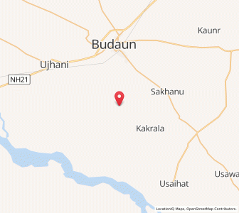 Map of Lohather, Uttar Pradesh