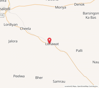 Map of Lohawat, Rajasthan