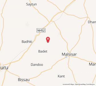 Map of Lohsana Chhota, Rajasthan