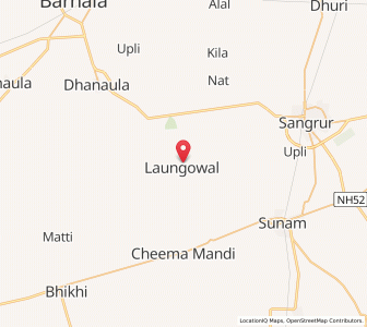 Map of Longowal, Punjab