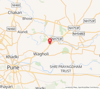 Map of Loni Kand, Maharashtra