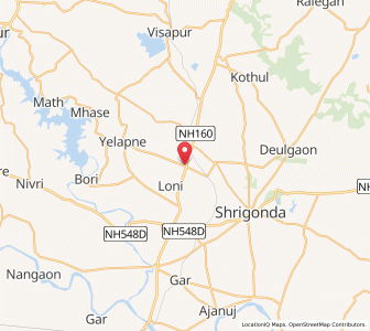 Map of Loni Venkanath, Maharashtra