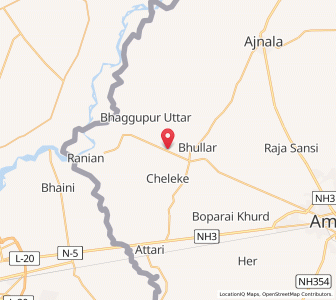 Map of Lopoke, Punjab