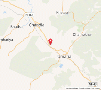 Map of Lorha, Madhya Pradesh