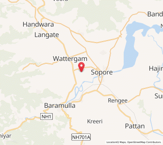 Map of Lorihom, Kashmir