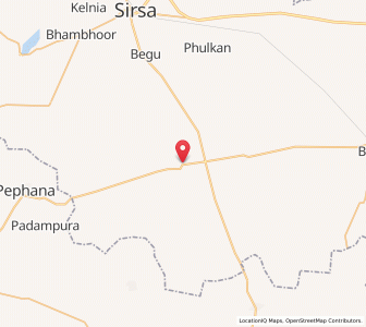 Map of Ludesar, Haryana