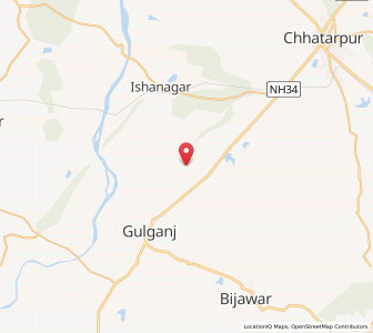 Map of Ludhwans, Madhya Pradesh