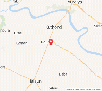 Map of Luhari, Uttar Pradesh