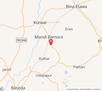 Map of Luharra, Madhya Pradesh