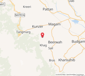 Map of Luigpur, Kashmir