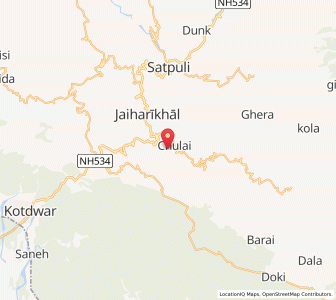 Map of Luintha, Uttarakhand