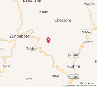 Map of Lukami, Nagaland