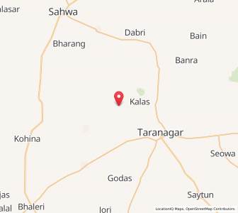 Map of Lunas, Rajasthan