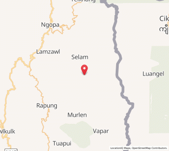 Map of Lungphunlian, Mizoram