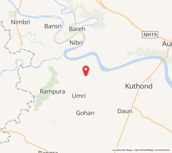 Map of Lutawali, Uttar Pradesh