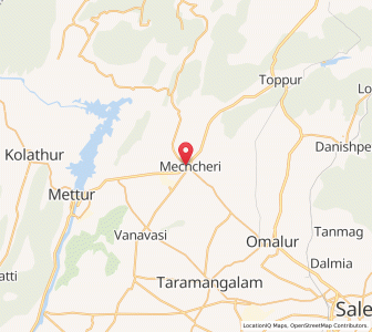 Map of Machcheri, Mizoram