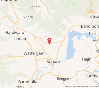 Map of Machhipur, Kashmir