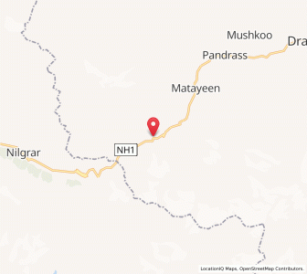 Map of Machhoi, Kashmir