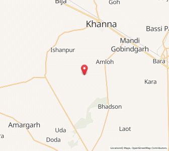 Map of Machhrai Kalan, Punjab