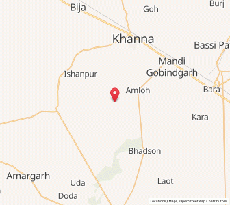 Map of Machhrai Khurd, Punjab