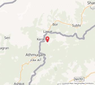 Map of Madai, Kashmir
