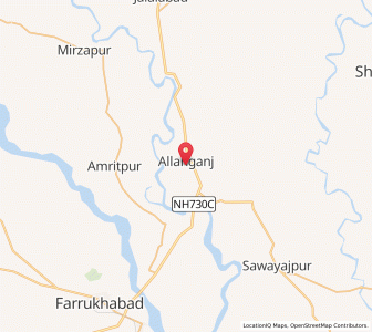 Map of Madaiyan Manjha Nagla, Uttar Pradesh