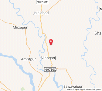 Map of Madaiyan, Uttar Pradesh