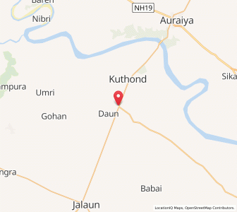 Map of Madaripur, Uttar Pradesh
