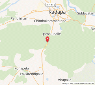 Map of Maddimadugu, Andhra Pradesh