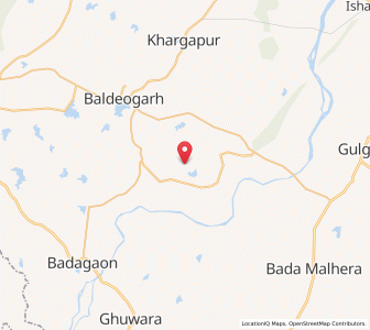 Map of Madelankhera, Madhya Pradesh