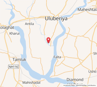 Map of Madhabpur, West Bengal