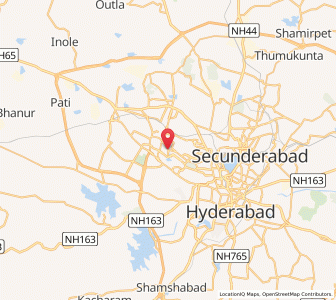 Map of Madhapur, Andhra Pradesh