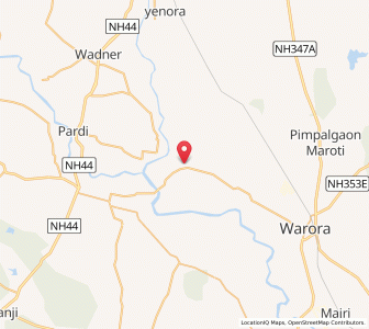 Map of Madheri, Maharashtra