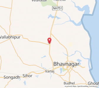 Map of Madhia, Gujarat