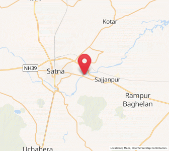 Map of Madhogarh, Uttar Pradesh