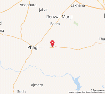 Map of Madhorajpura, Rajasthan