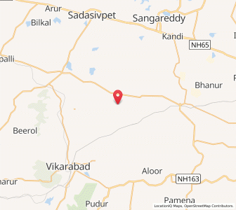 Map of Madireddioal, Andhra Pradesh