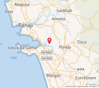 Map of Madkai, Goa