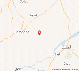 Map of Madlia, Rajasthan