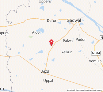 Map of Madnakal, Andhra Pradesh