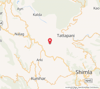 Map of Madrayah, Himachal Pradesh