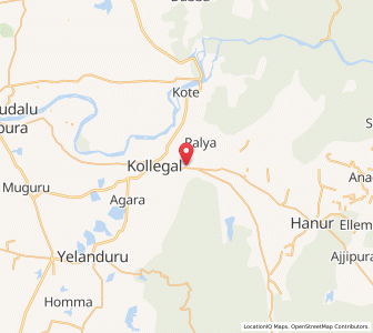 Map of Maduvanhalli, Karnataka