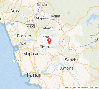 Map of Maem, Goa